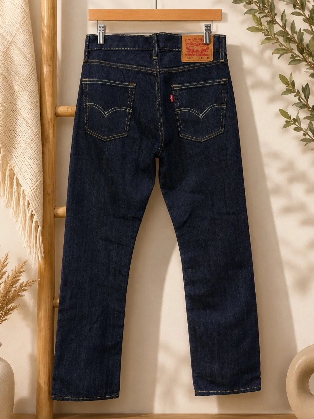 Levi's Men’s Indigo Straight-Leg Jeans